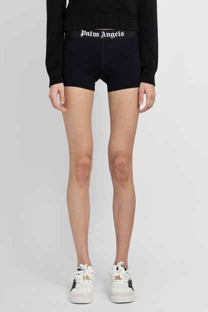 PALM ANGELS WOMAN BLACK SHORTS