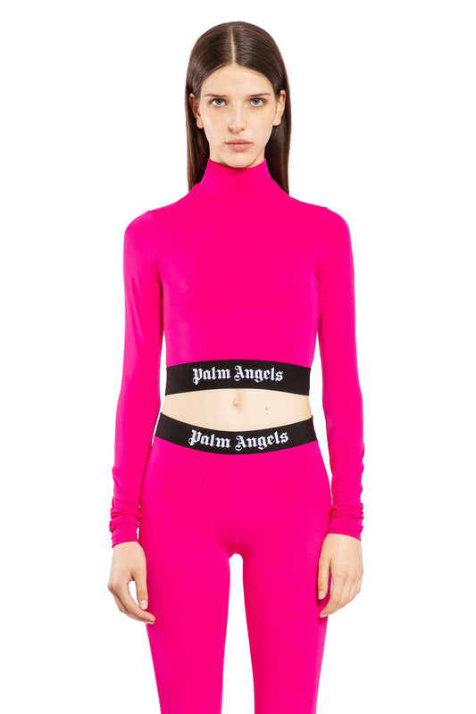 PALM ANGELS WOMAN PINK TOPS