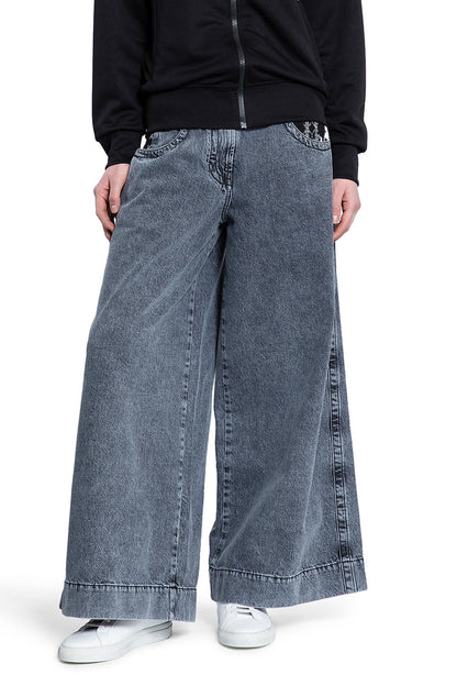 PALM ANGELS WOMAN GREY JEANS