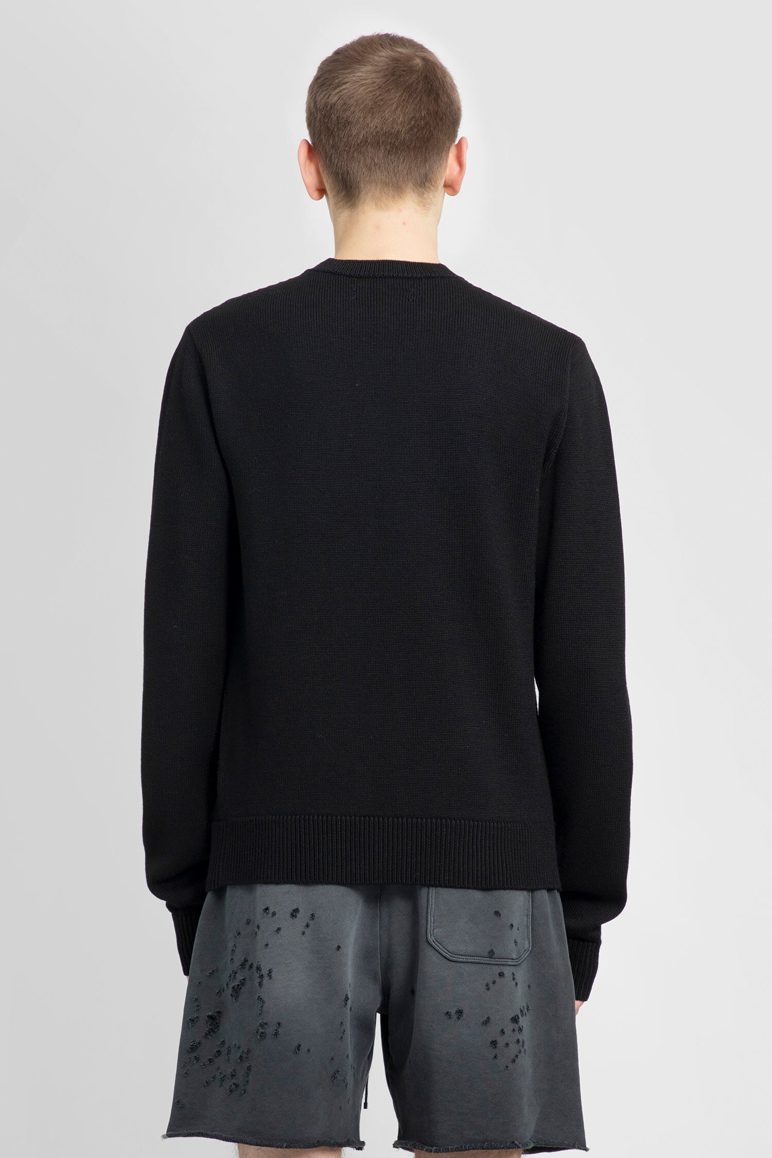 AMIRI MAN BLACK KNITWEAR