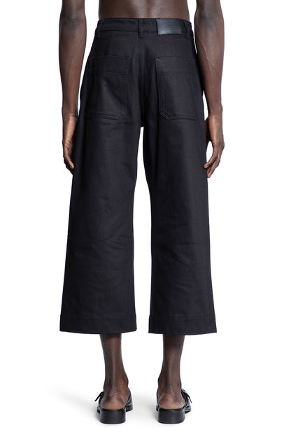 STUDIO NICHOLSON MAN BLACK TROUSERS