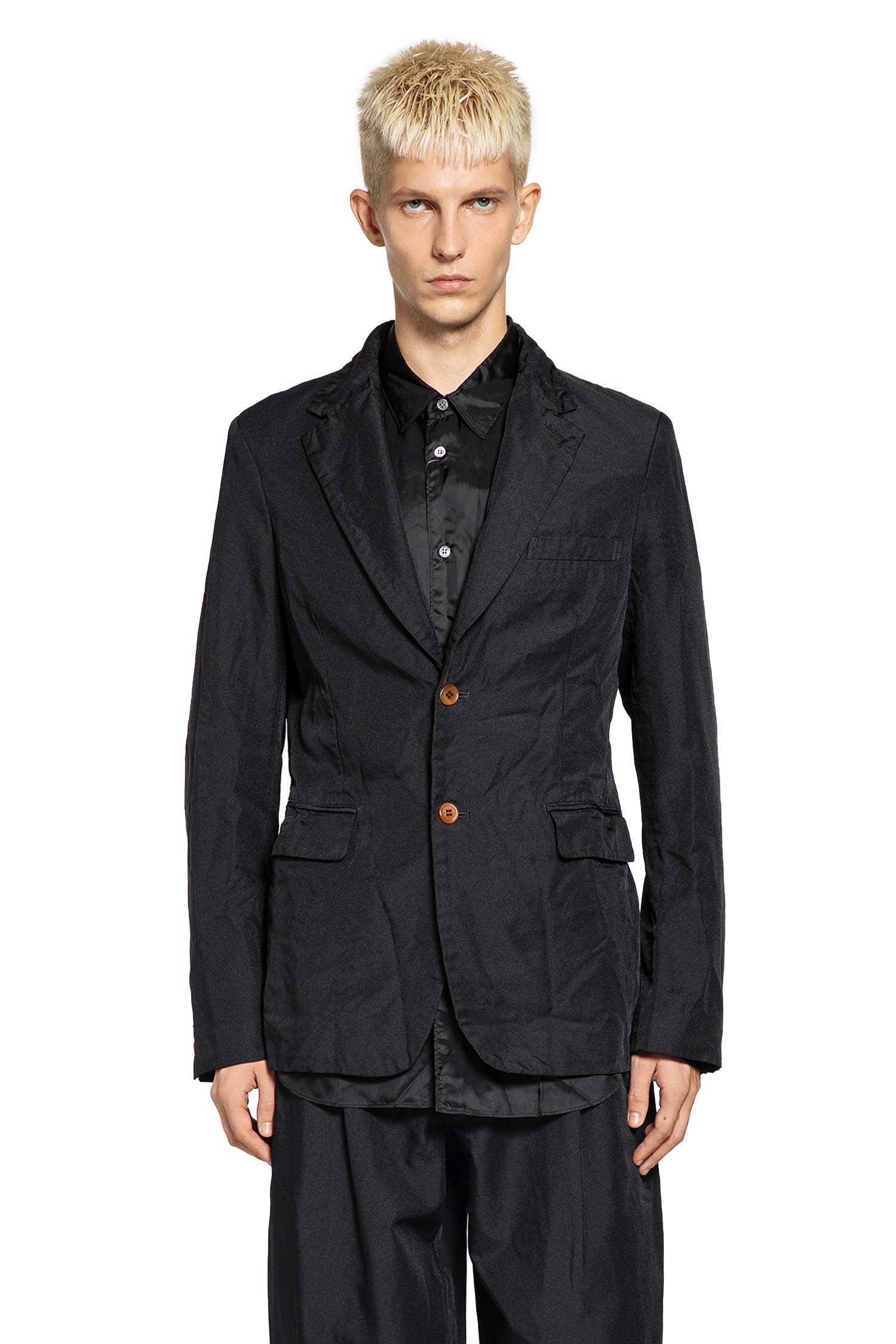 COMME DES GARCONS HOMME PLUS MAN BLACK JACKETS