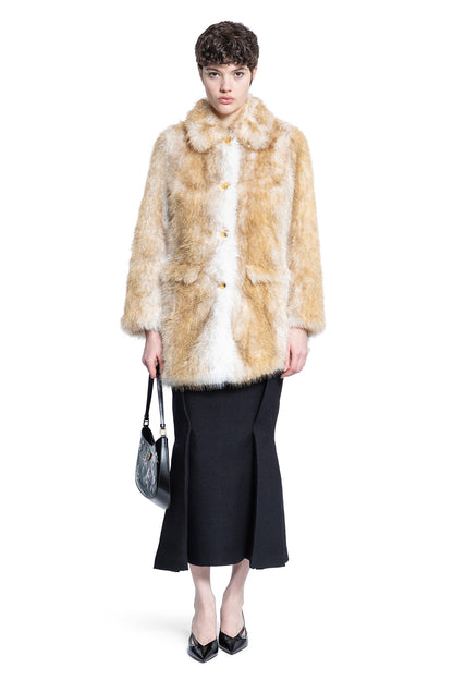 PRADA WOMAN BEIGE COATS