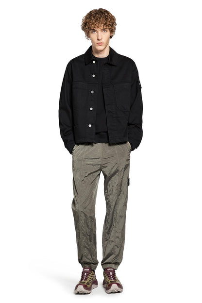 STONE ISLAND MAN BLACK JACKETS