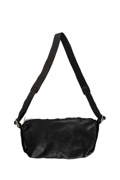 GUIDI MAN BLACK CROSSBODY BAGS