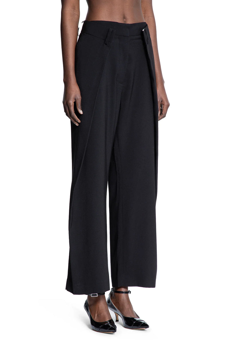 Pleated Wide Trousers - Antonioli.eu