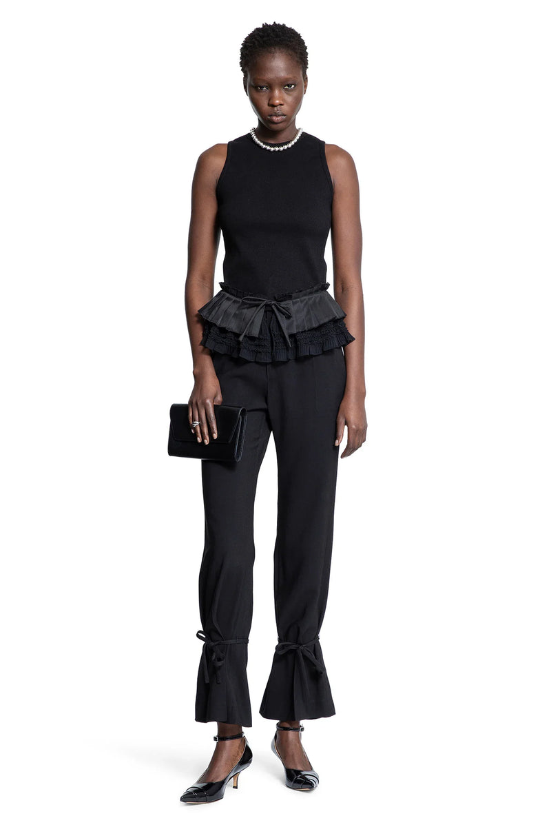 Slim Flare trousers with Straps - Antonioli.eu