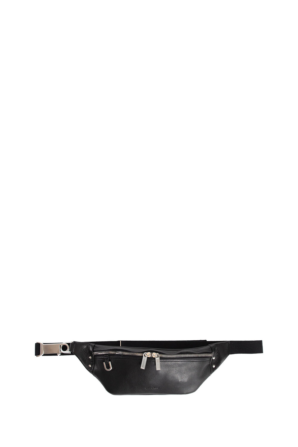 RICK OWENS UNISEX BLACK FANNY PACKS