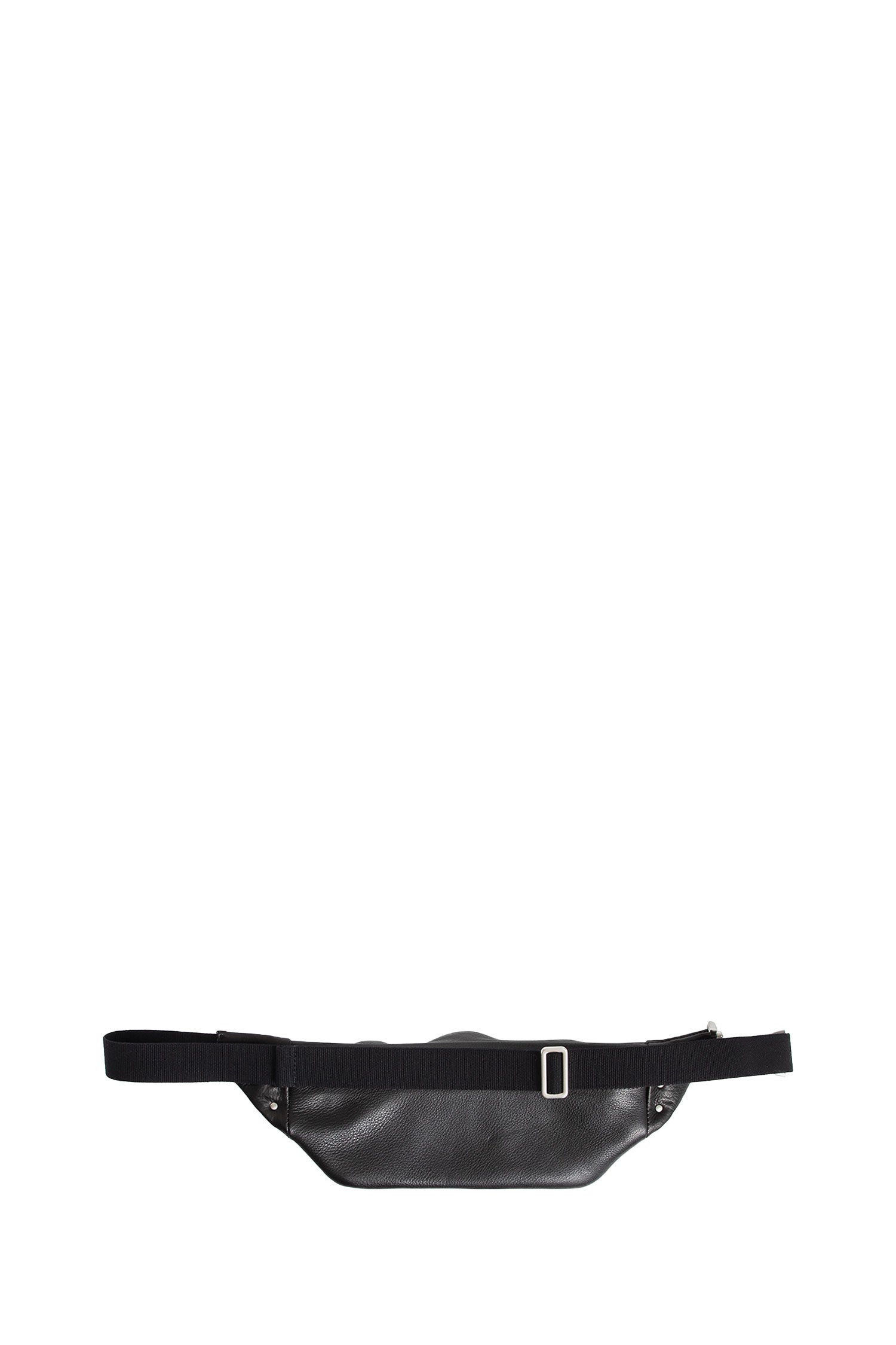 RICK OWENS UNISEX BLACK FANNY PACKS