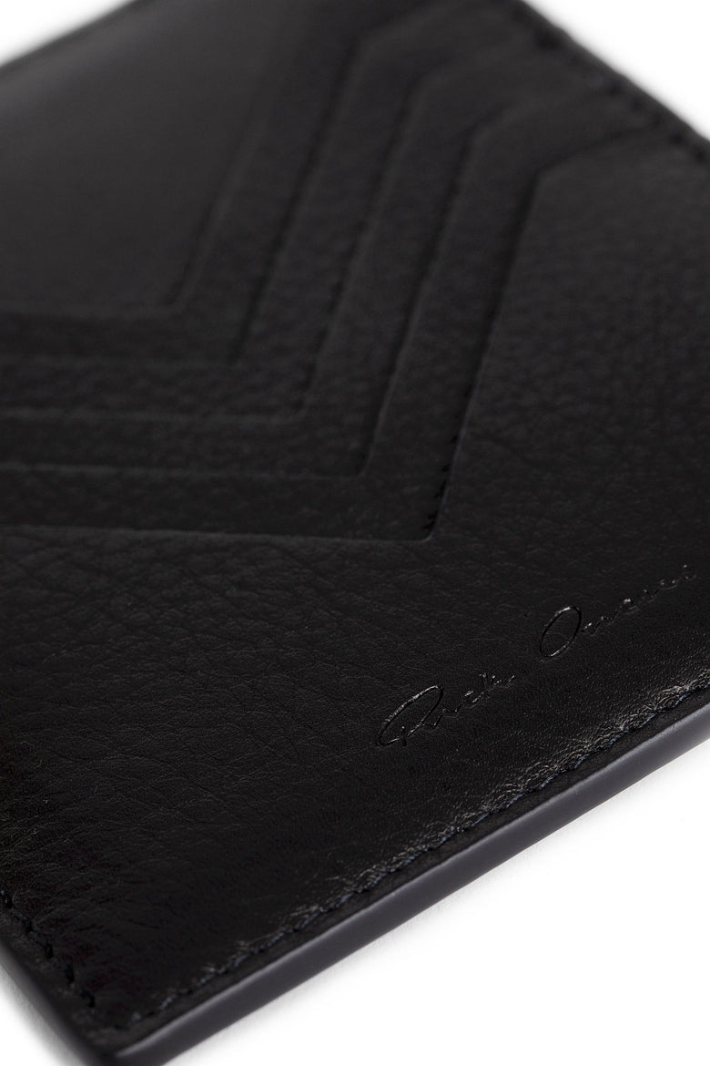 RICK OWENS UNISEX BLACK WALLETS & CARDHOLDERS