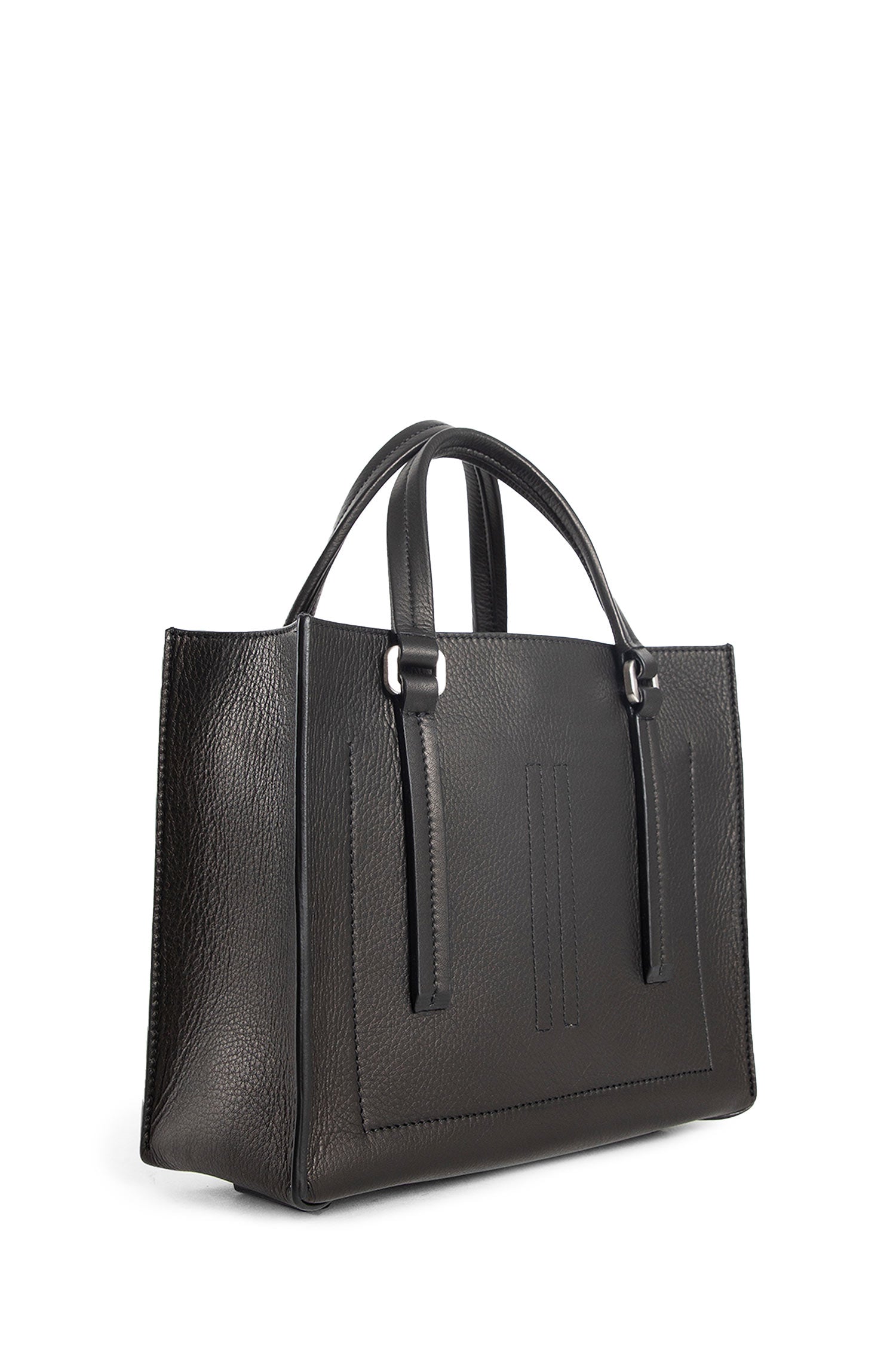 RICK OWENS WOMAN BLACK TOTE BAGS