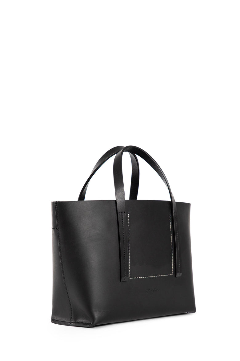 RICK OWENS UNISEX BLACK TOTE BAGS