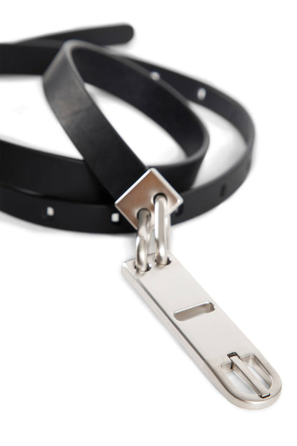 RICK OWENS UNISEX BLACK BELTS