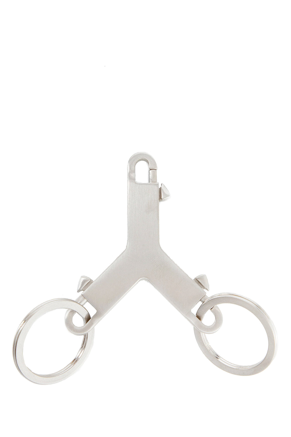 RICK OWENS UNISEX SILVER KEYCHAINS