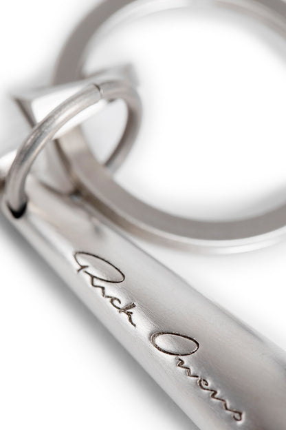 RICK OWENS UNISEX SILVER KEYCHAINS