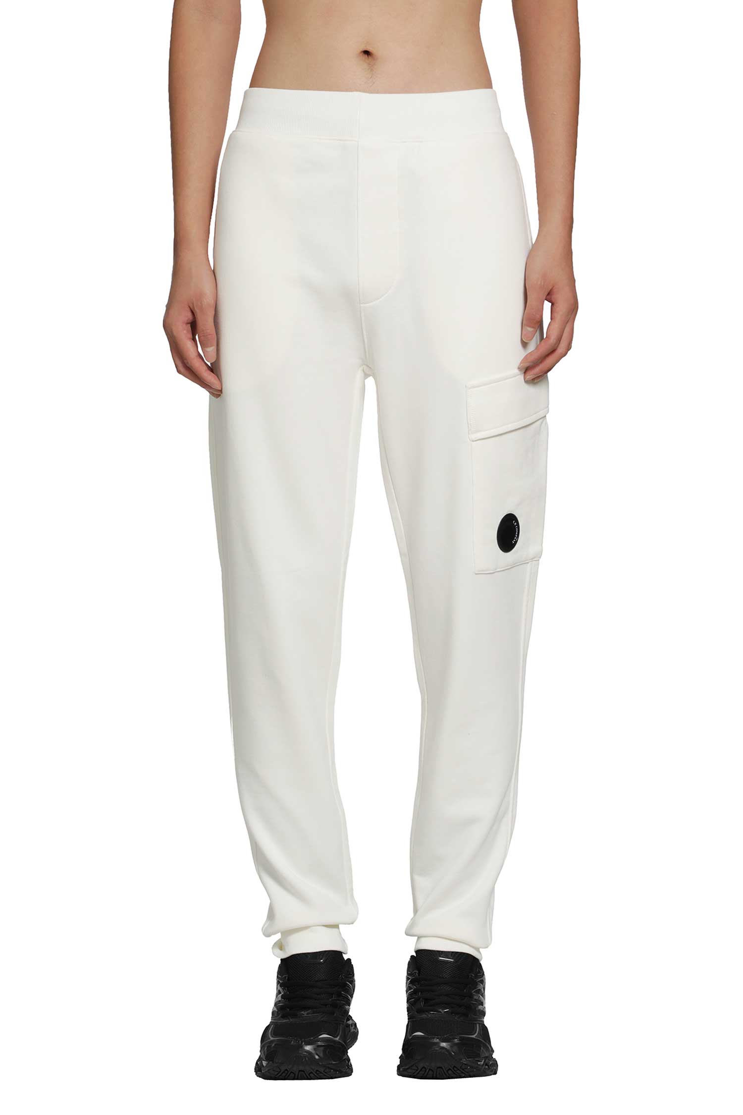 C.P. COMPANY Diagonal Raised Fleece Lens Sweatpants man