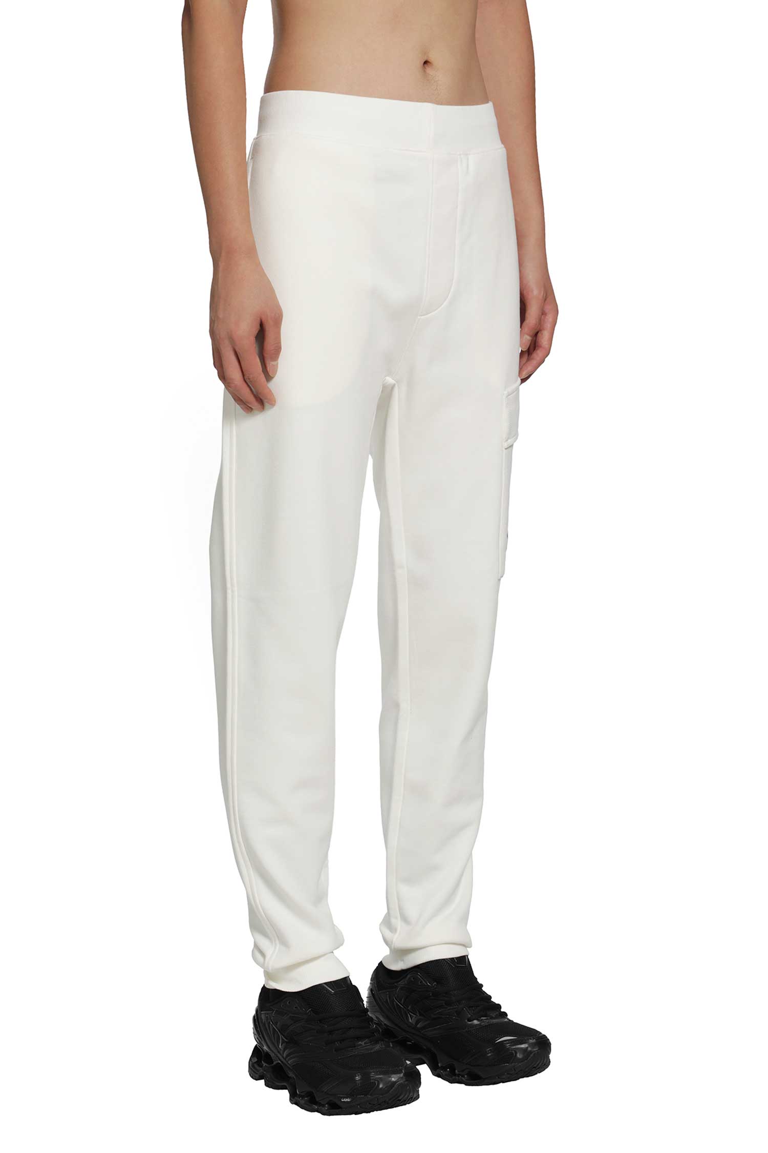 C.P. COMPANY Diagonal Raised Fleece Lens Sweatpants man