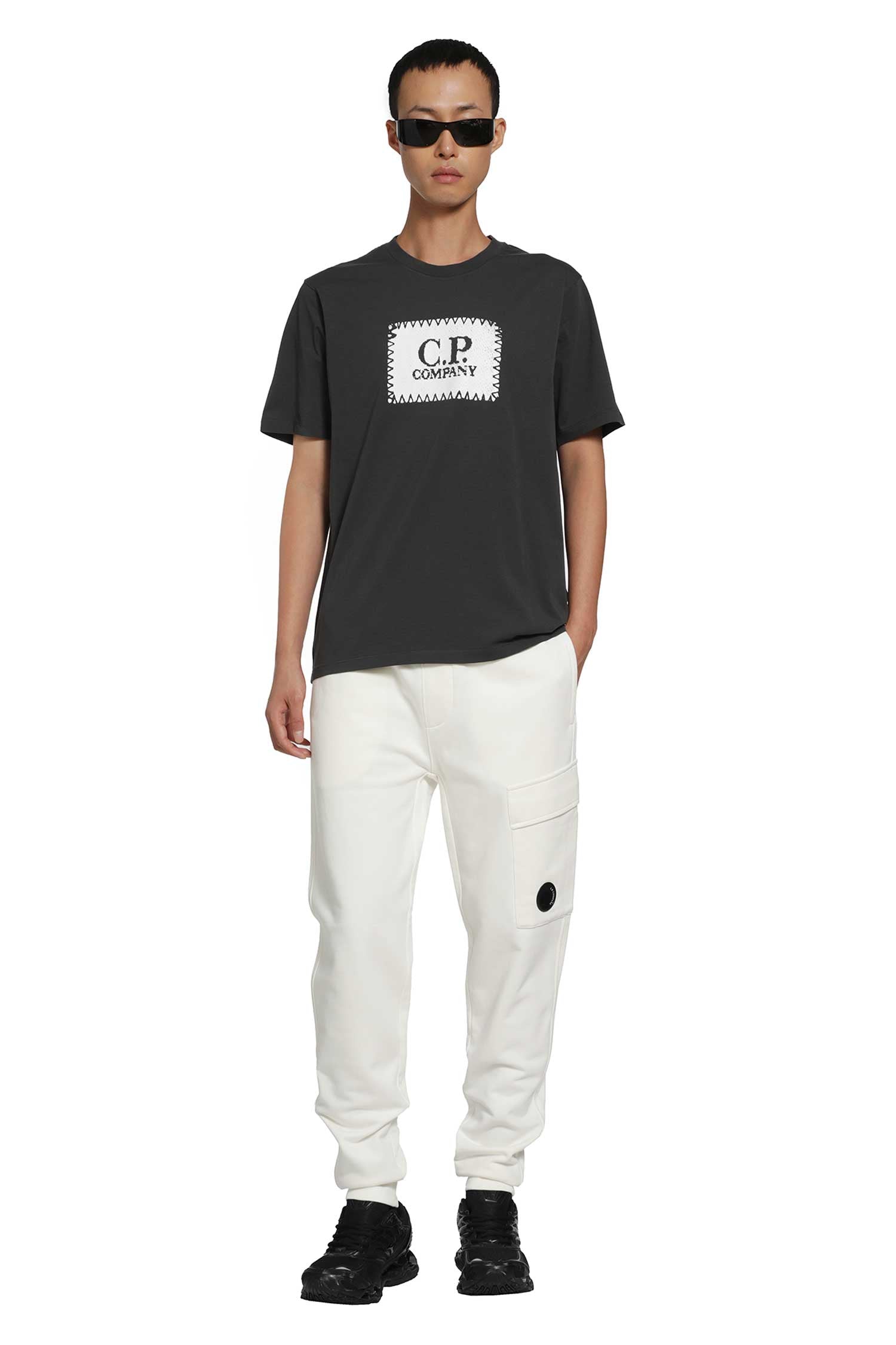 Diagonal Raised Fleece Lens Sweatpants
