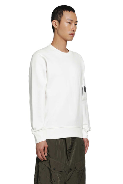 Diagonal Raised Fleece Lens Sweatshirt