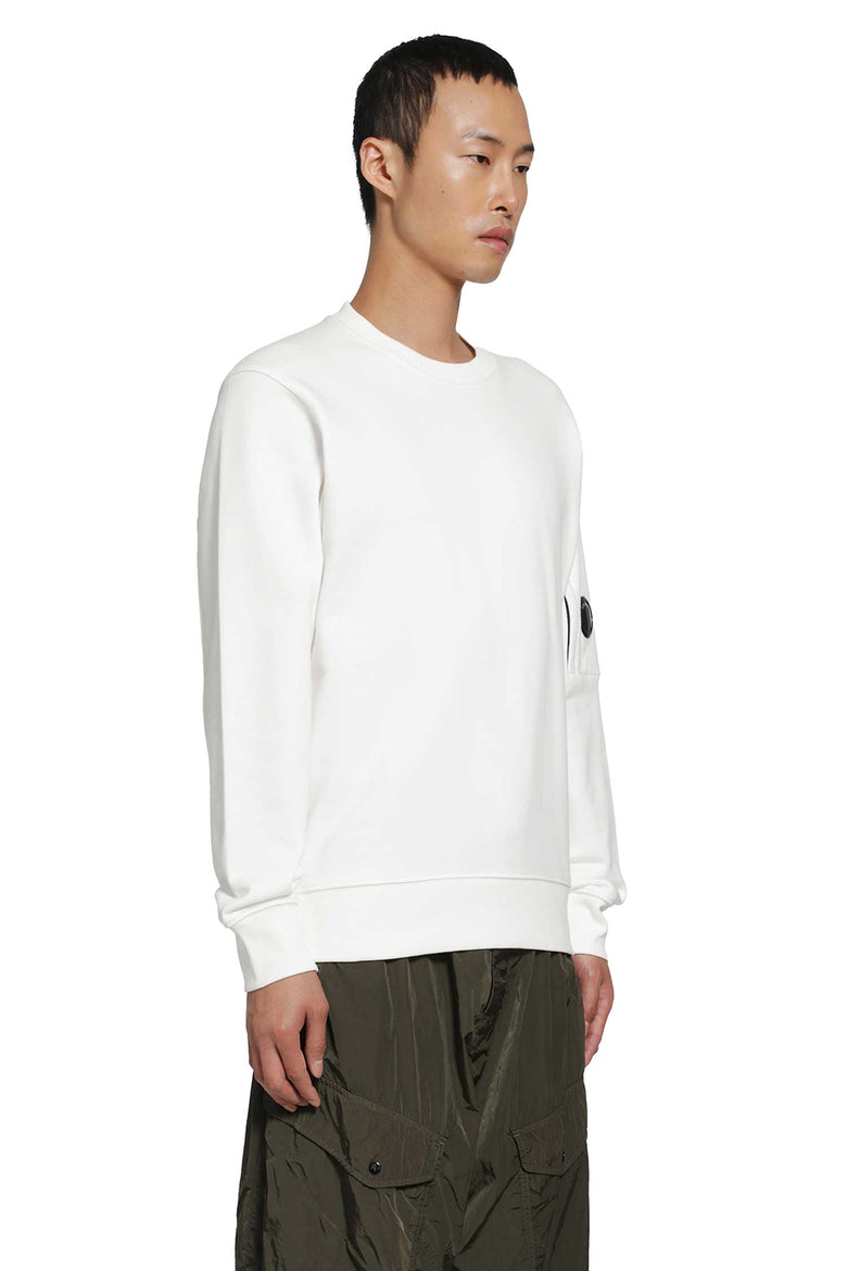 C.P. COMPANY Diagonal Raised Fleece Lens Sweatshirt man