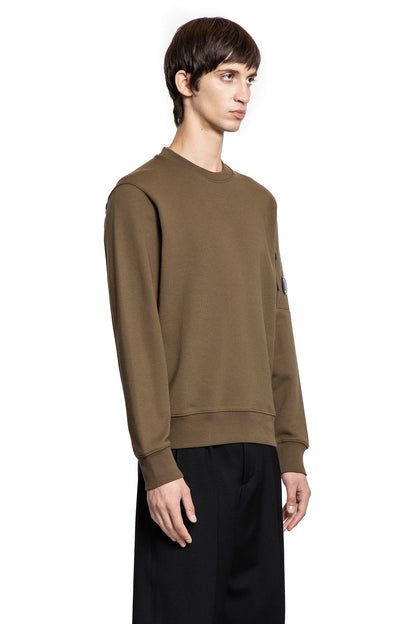 Diagonal Raised Fleece Lens Sweatshirt