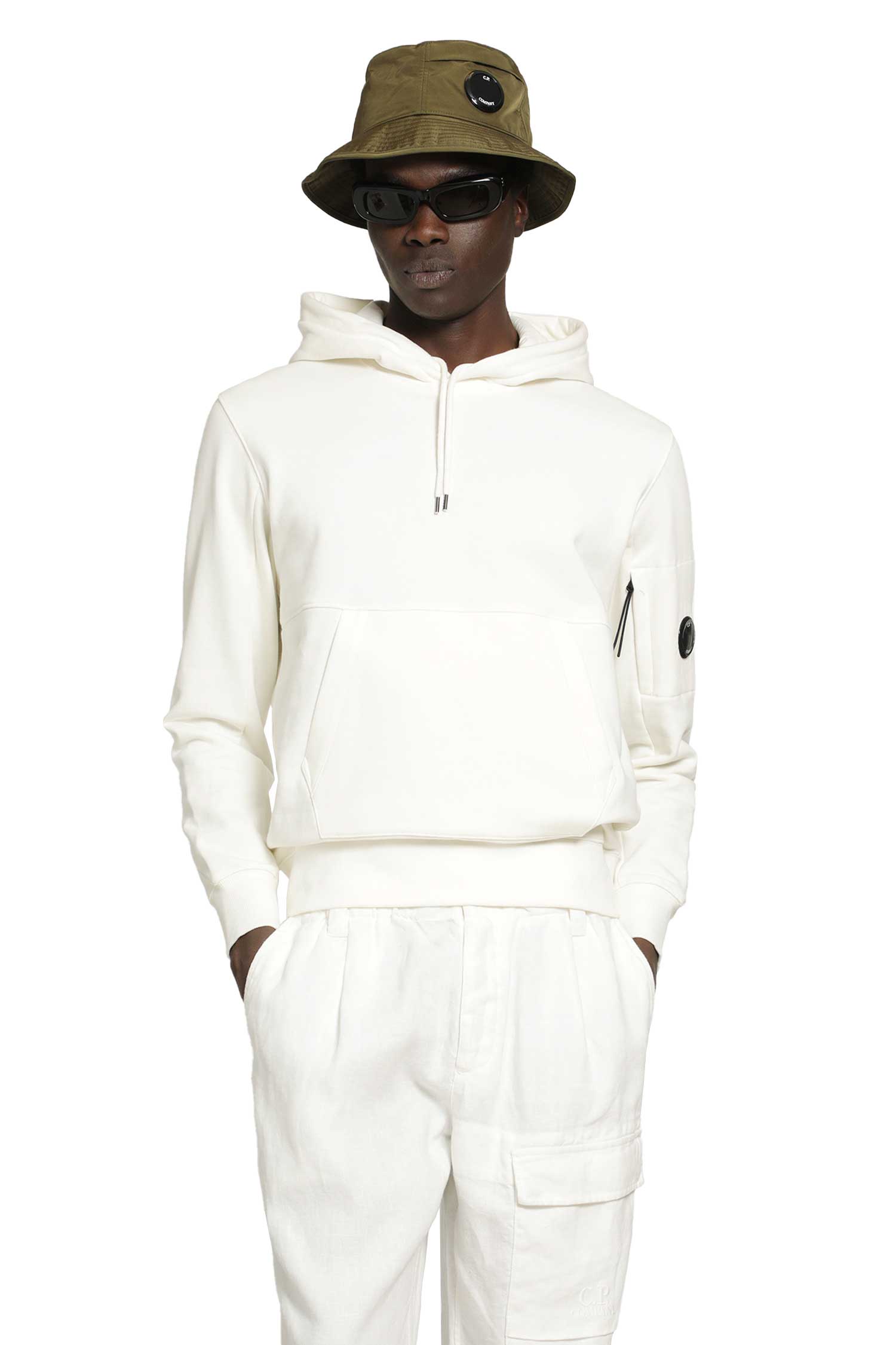 Cotton Jersey Lens Hoodie