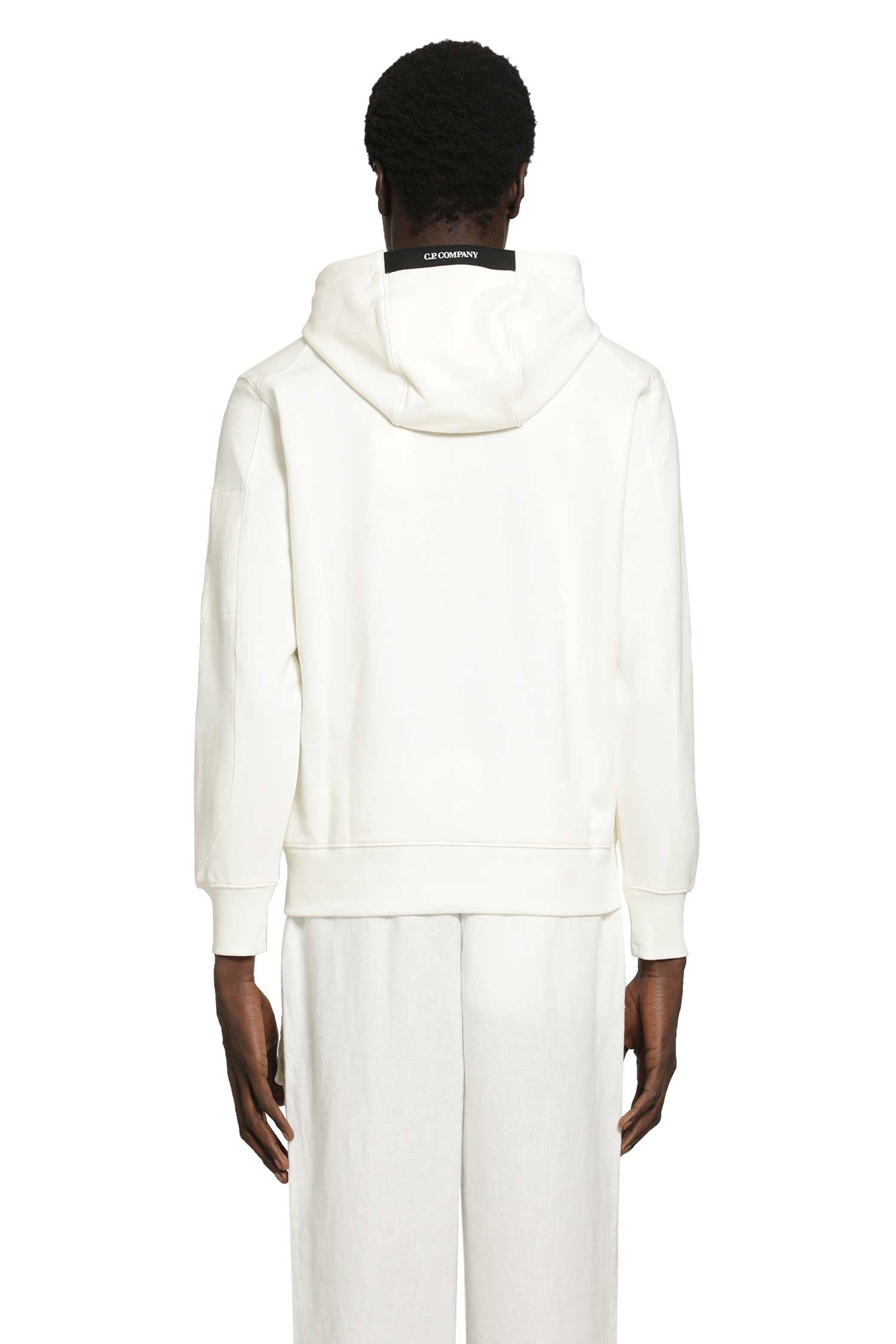 C.P. COMPANY Cotton Jersey Lens Hoodie man