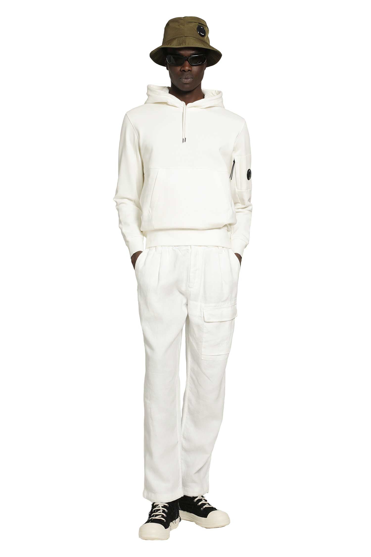 Cotton Jersey Lens Hoodie
