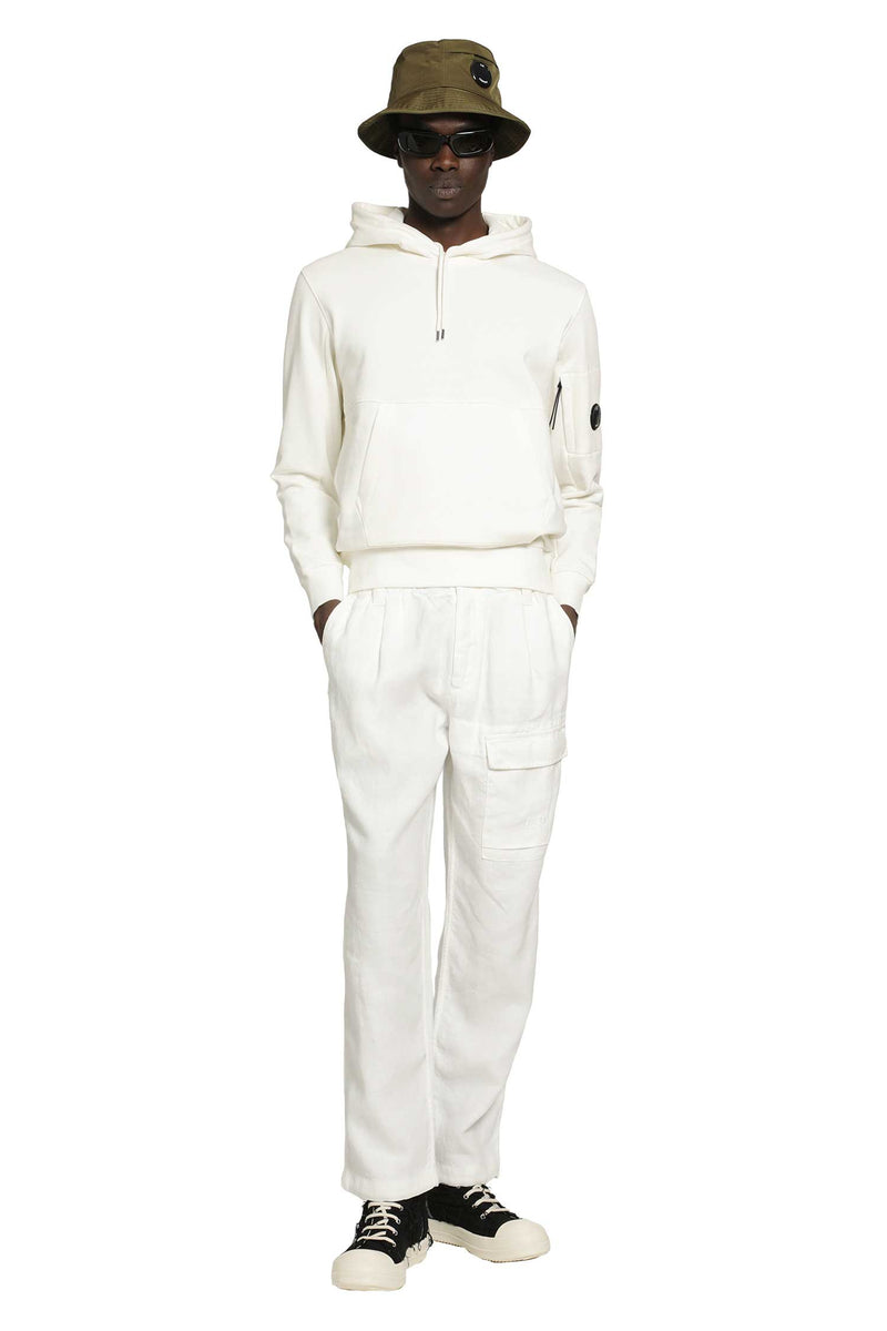 C.P. COMPANY Cotton Jersey Lens Hoodie man