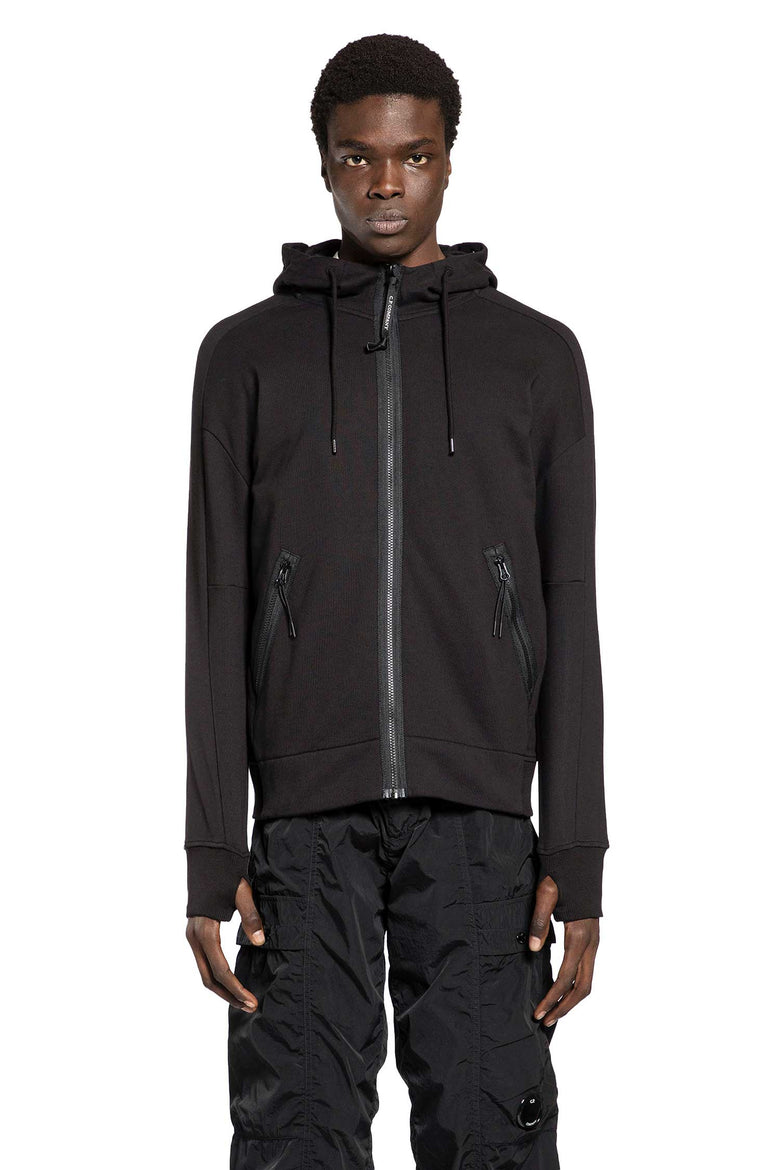 Diagonal Raised Fleece Goggle Hoodie