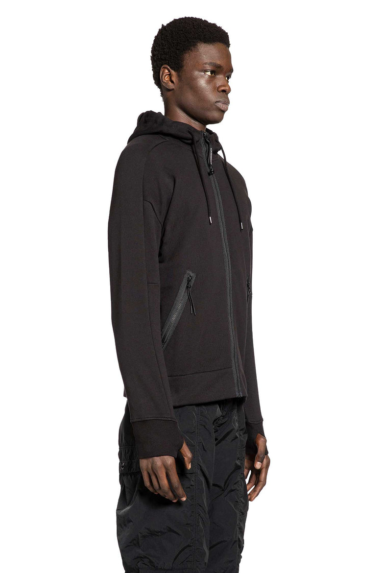 Diagonal Raised Fleece Goggle Hoodie