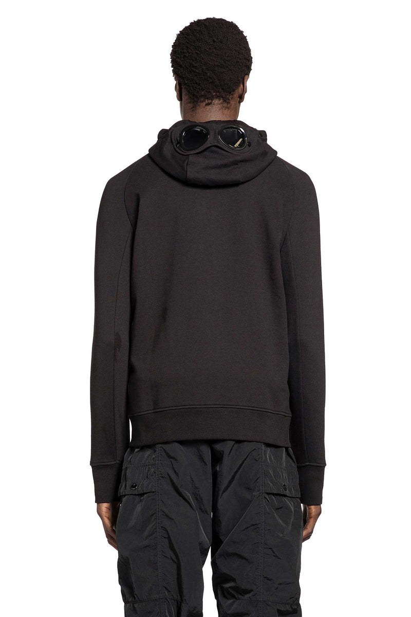 Diagonal Raised Fleece Goggle Hoodie