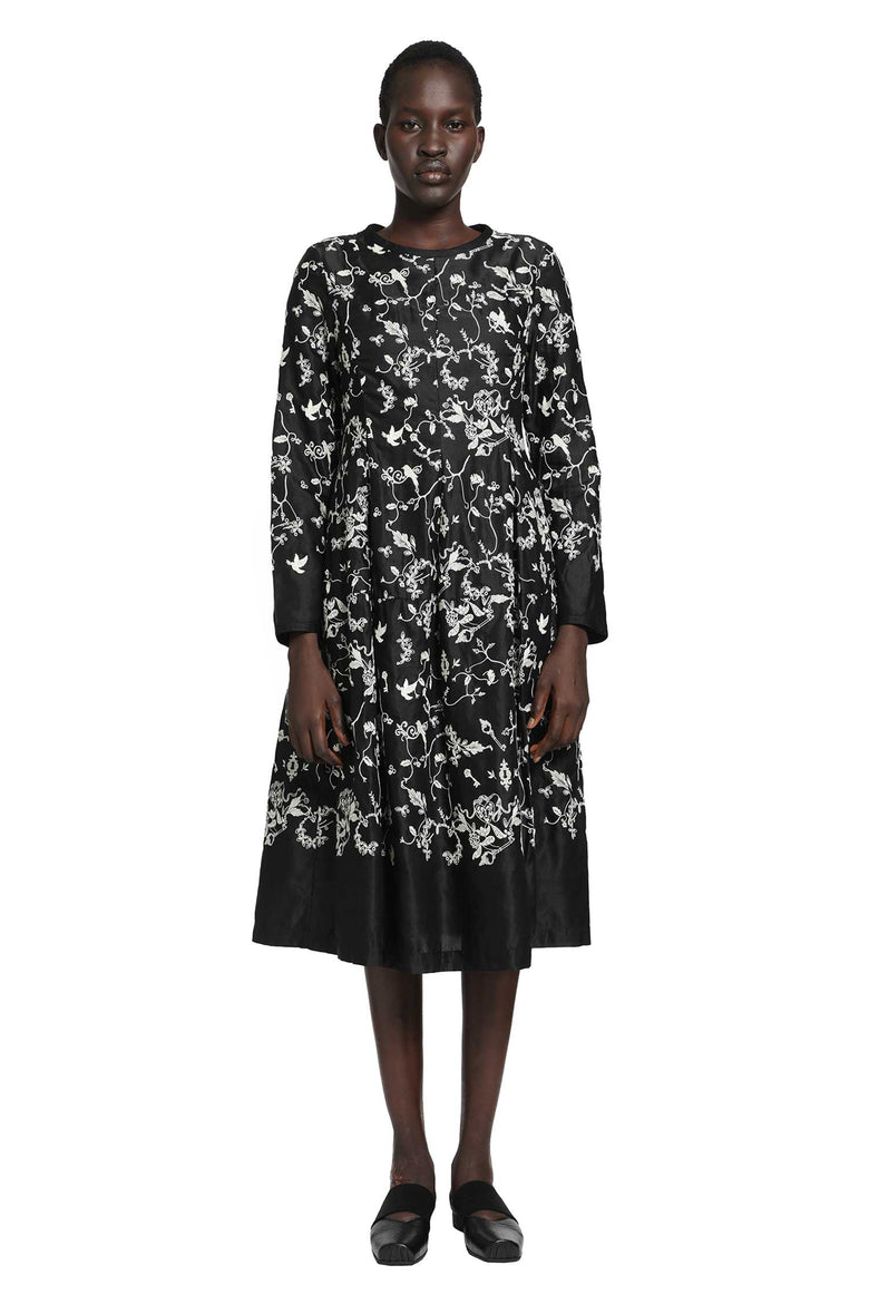 RENLI SU Floral Midi Dress woman