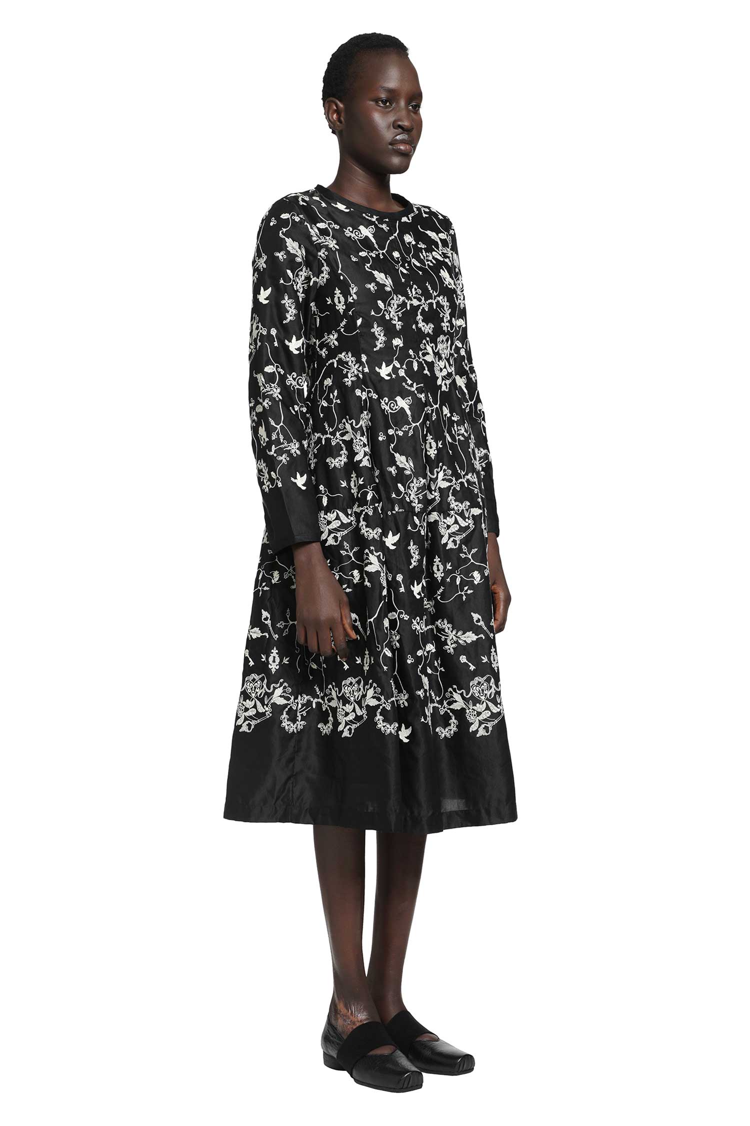 RENLI SU Floral Midi Dress woman