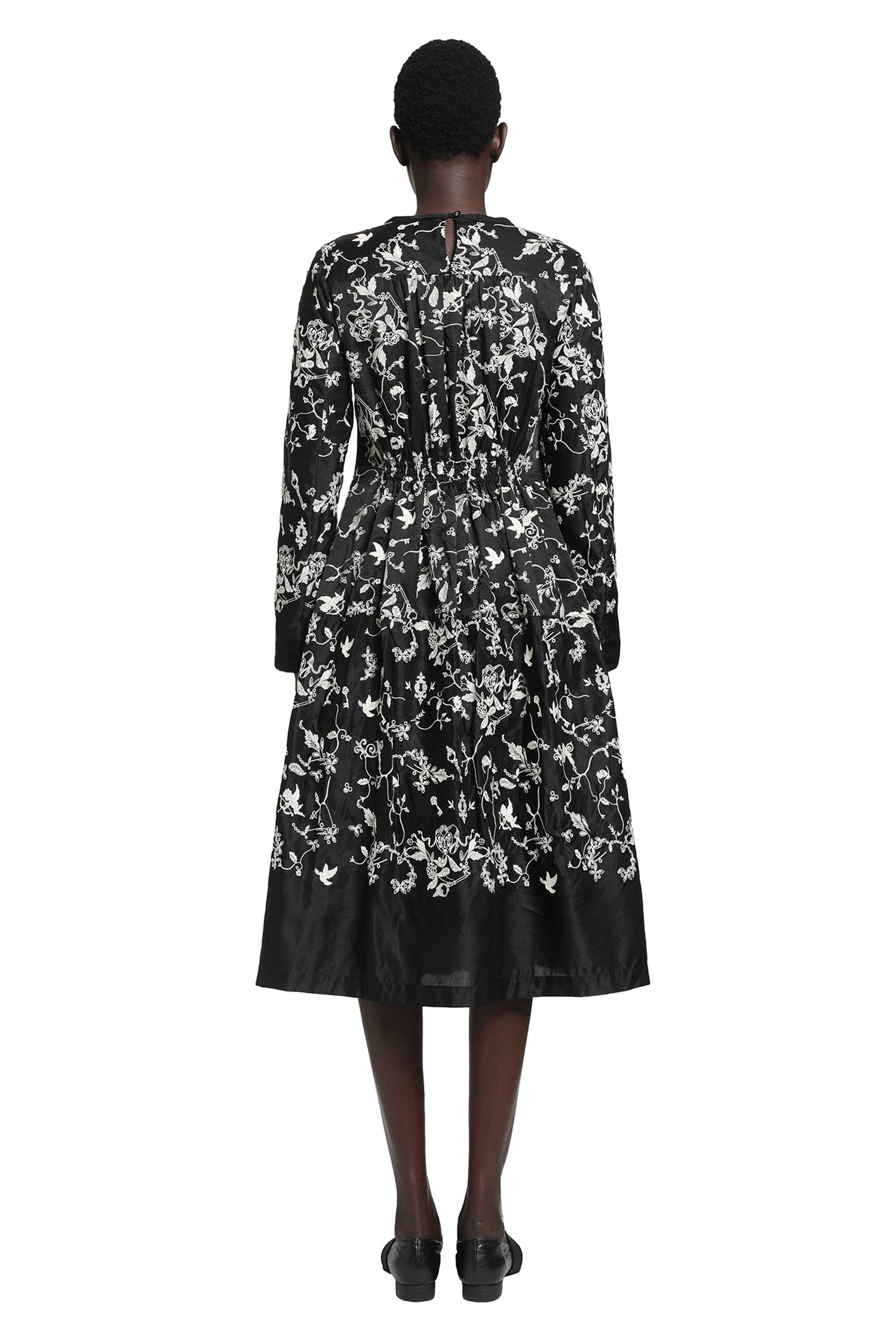 RENLI SU Floral Midi Dress woman