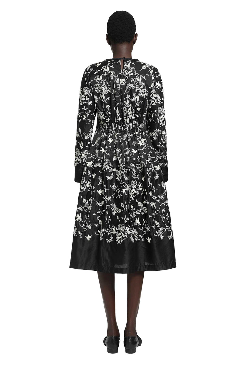 RENLI SU Floral Midi Dress woman