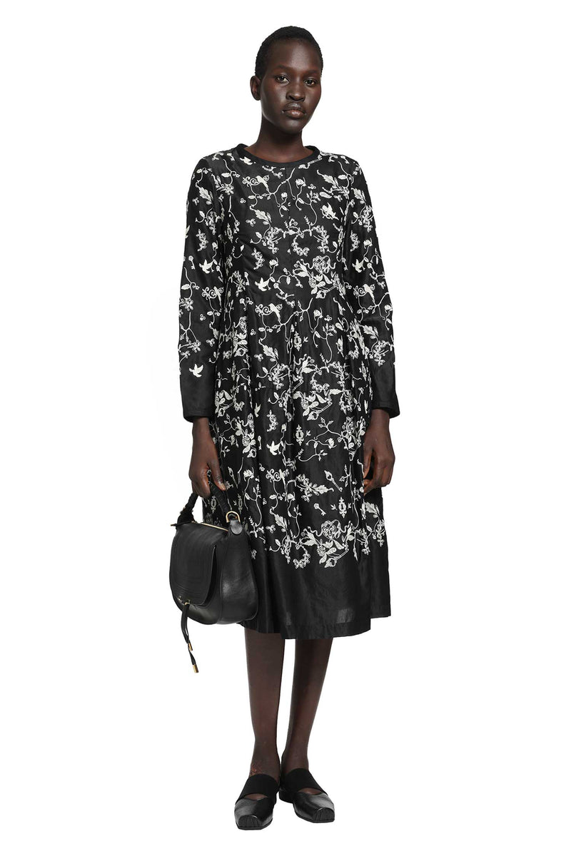 RENLI SU Floral Midi Dress woman