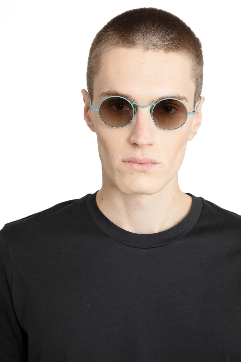 RIGARDS Uma Wang Collaboration Teal Patina Sunglasses unisex