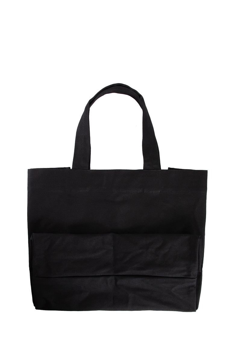 RICK OWENS UNISEX BLACK TOTE BAGS