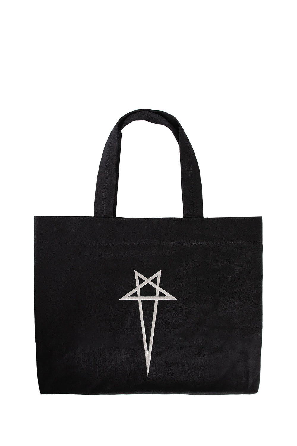 RICK OWENS UNISEX BLACK TOTE BAGS