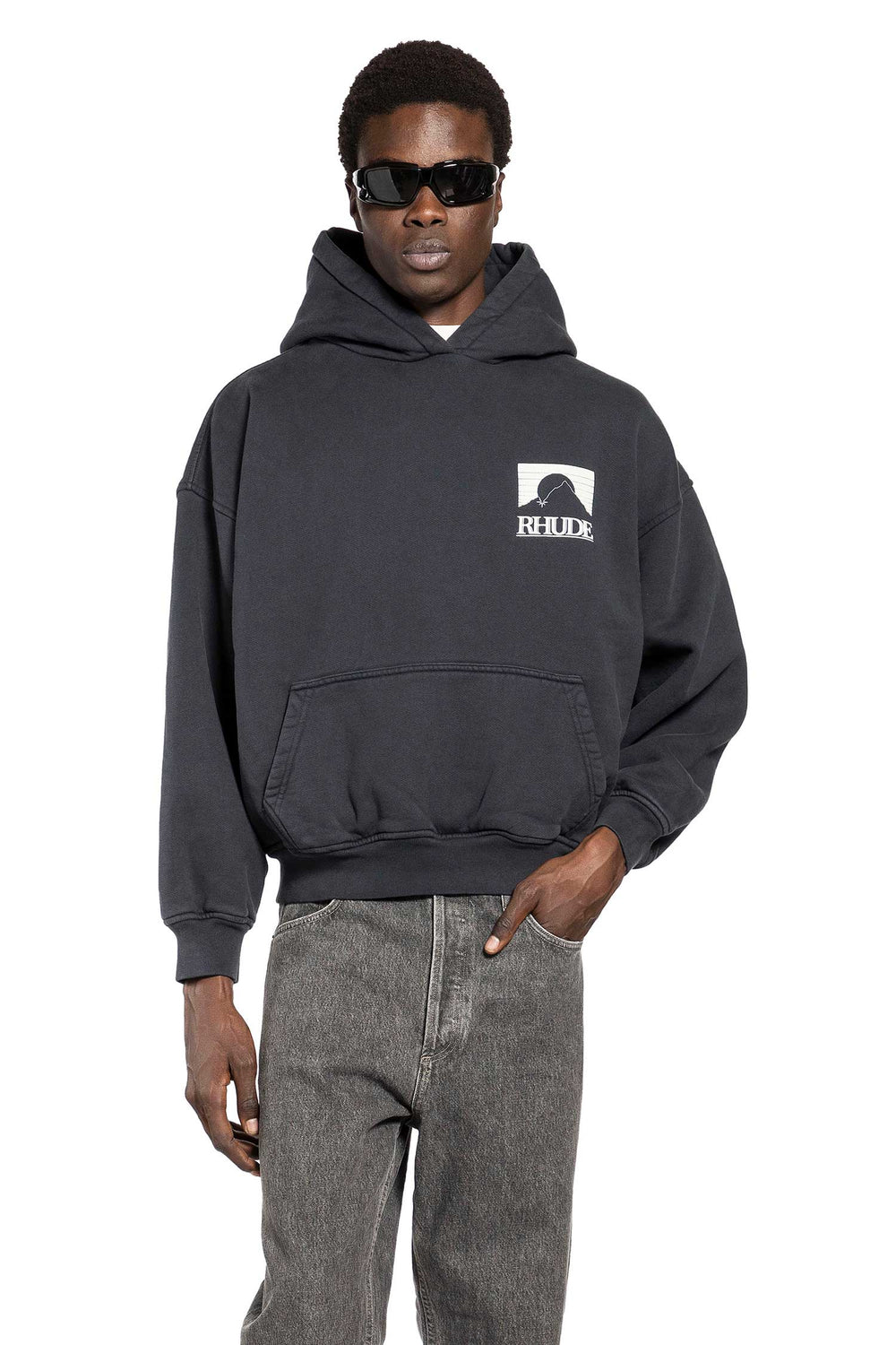 RHUDE Rhude Moonlight Zip-Up Hoodie man