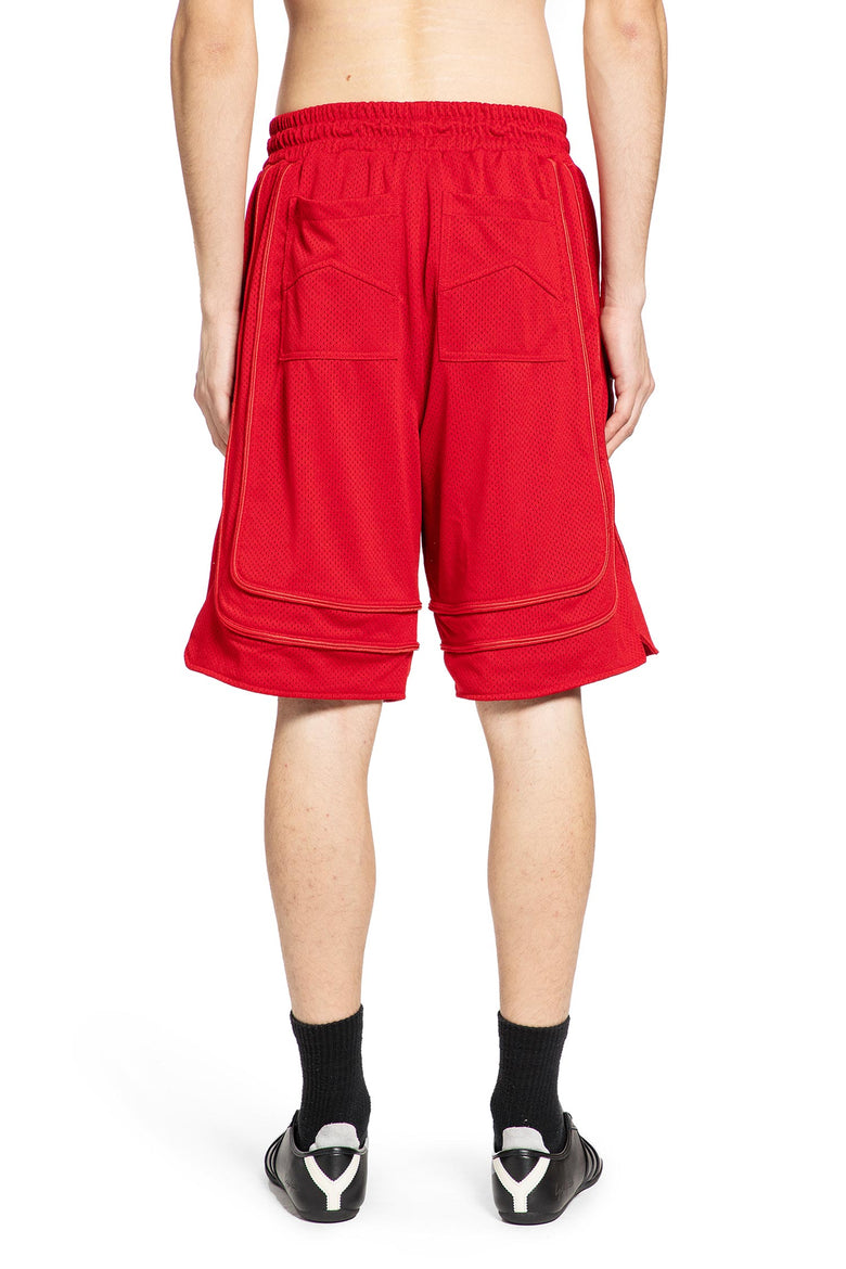 RHUDE Baggy Mesh Collegiate Shorts man