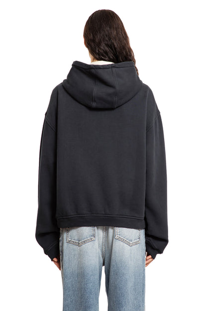 RHUDE MAN BLACK SWEATSHIRTS