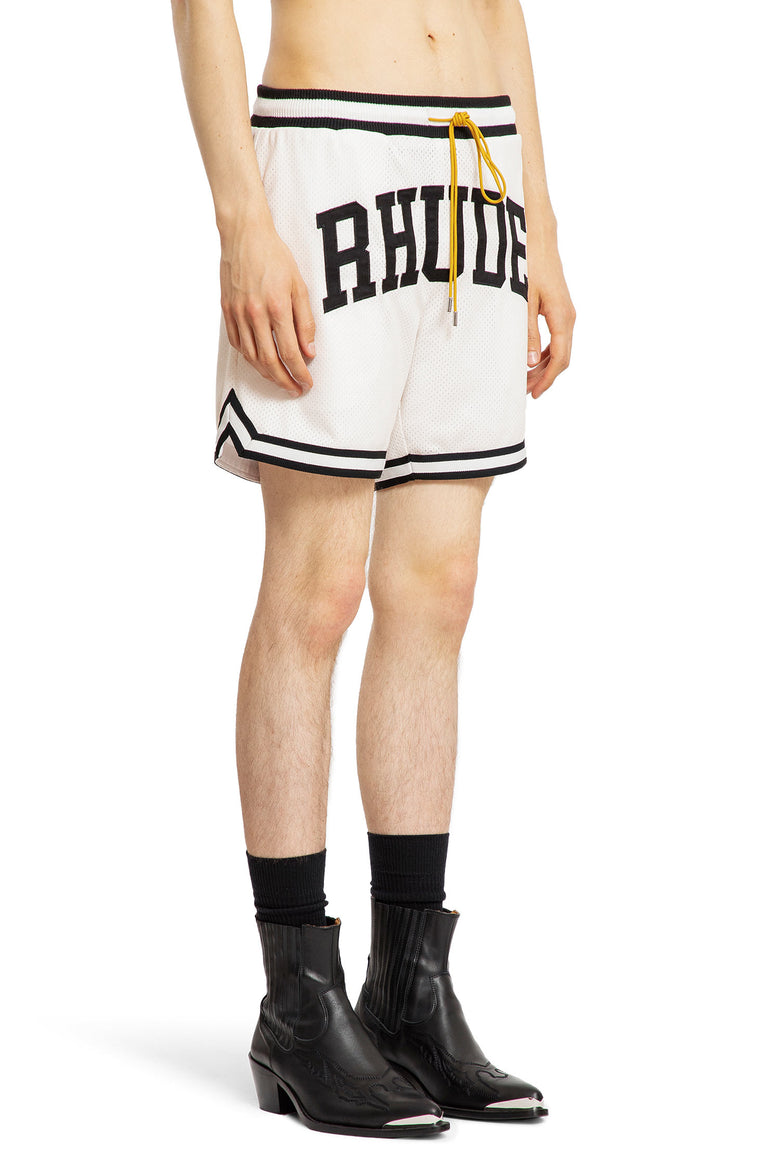 RHUDE MAN BLACK&WHITE SHORTS & SKIRTS