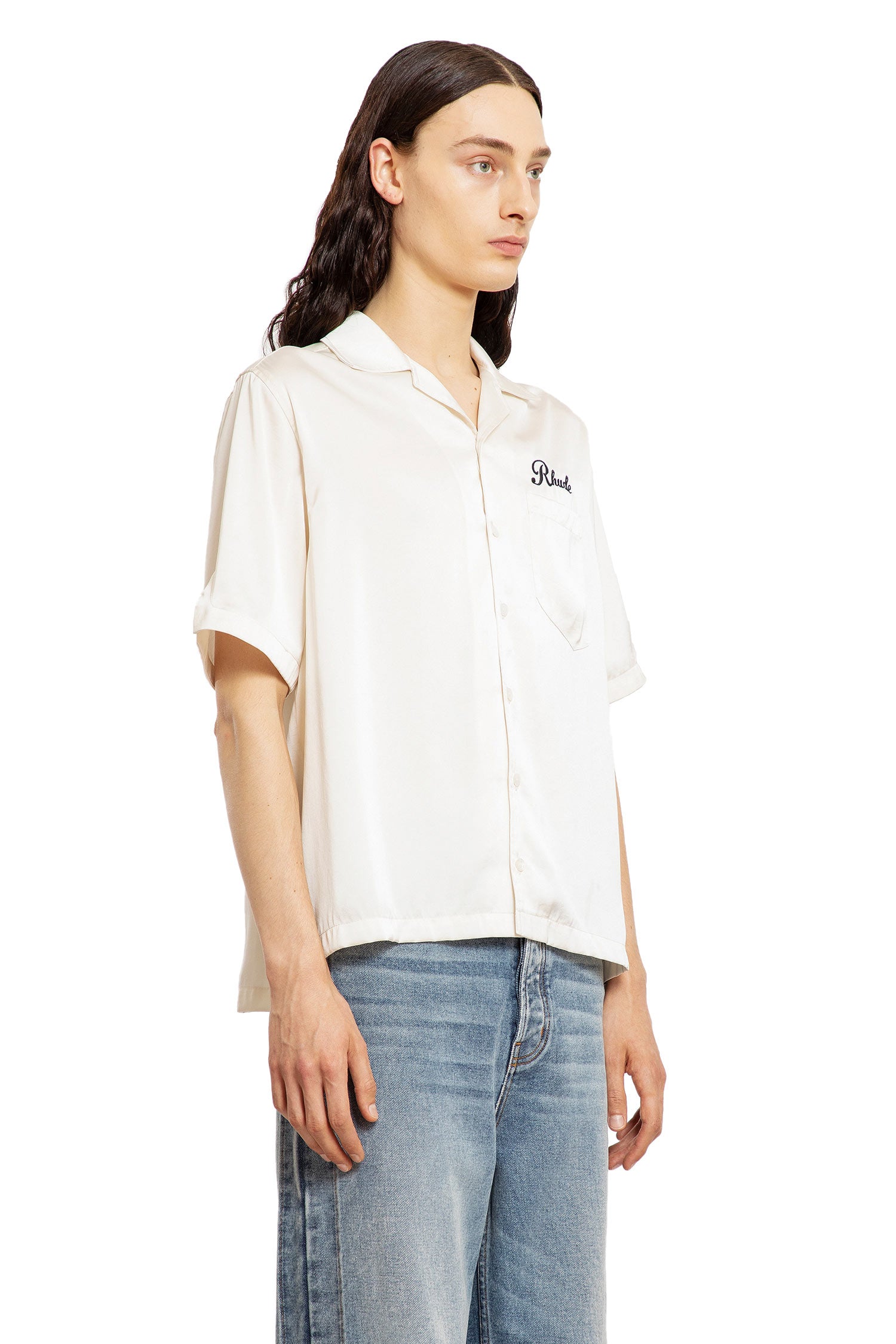 RHUDE MAN OFF-WHITE SHIRTS