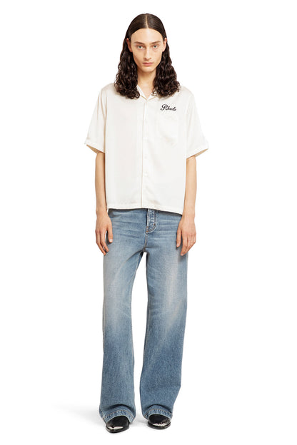 RHUDE MAN OFF-WHITE SHIRTS