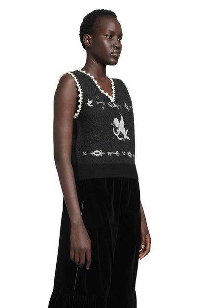 Romantic Angel Wool Knit Vest
