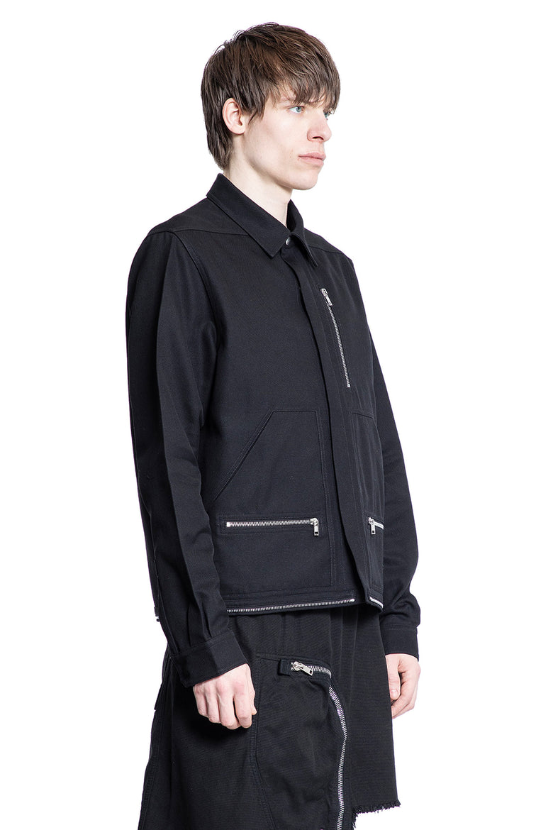 RICK OWENS MAN BLACK SHIRTS