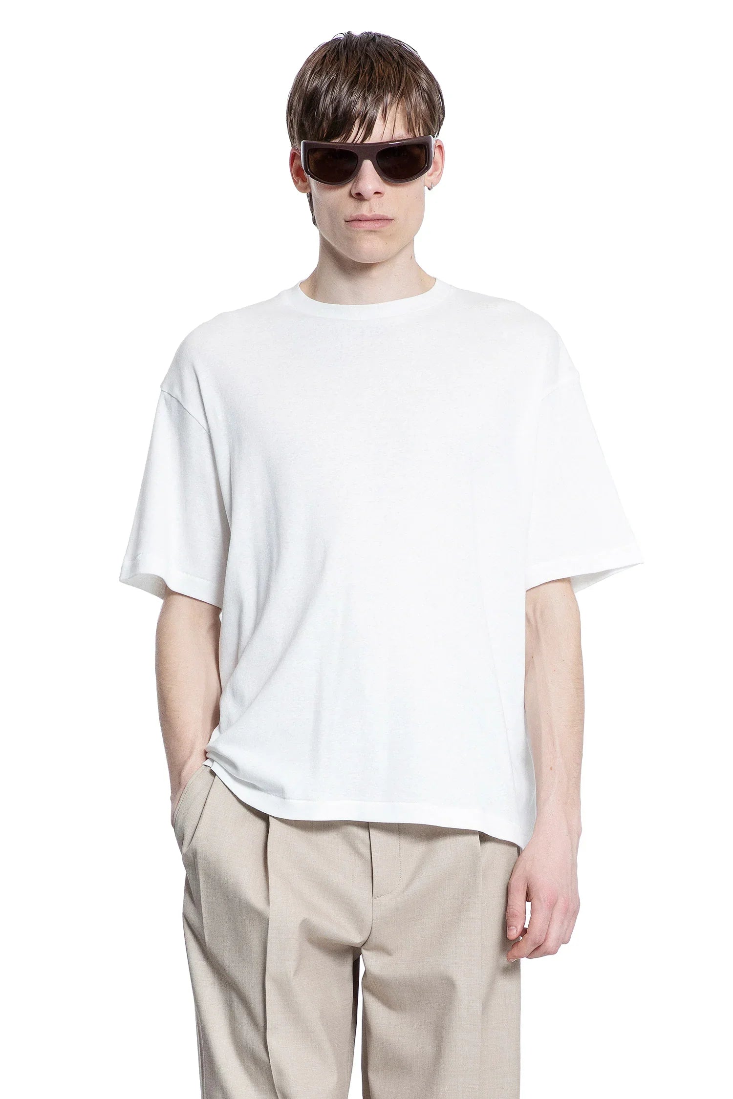 Cotton Jersey Loose Fit t-shirt - Antonioli.eu
