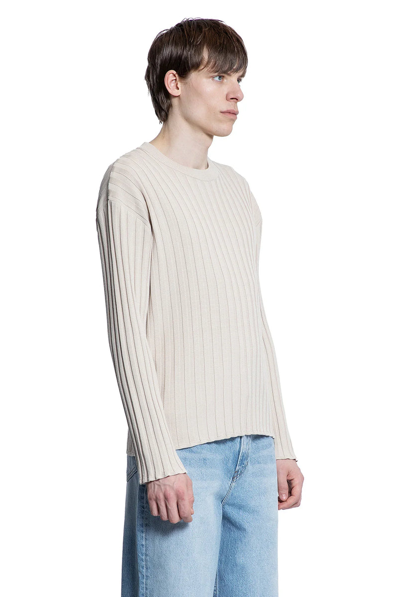 Rayon Nylon Ribbed-Knit Sweater - Antonioli.eu